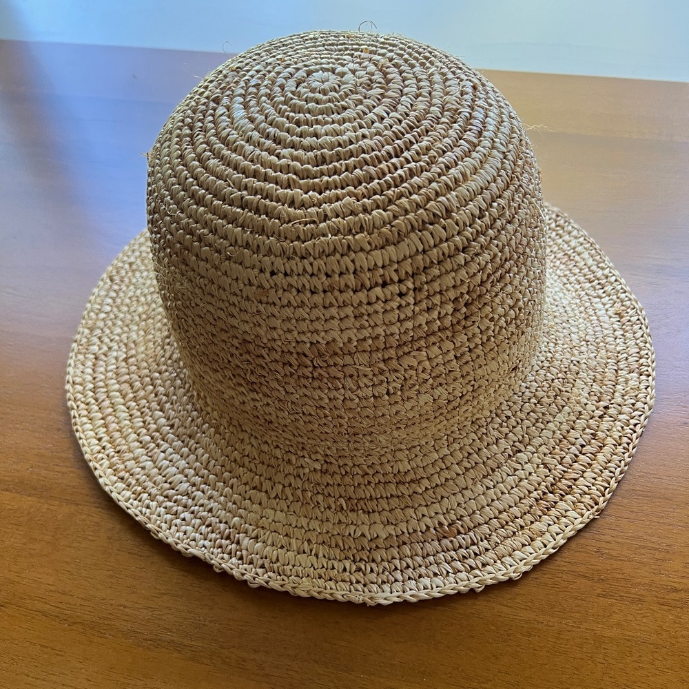 Frankies Bikinis Jax Straw Bucket Hat